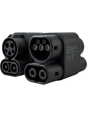 CCS1 to CCS2 Adapter - 1000V 500A DC Fast Charging Connector for EVs
